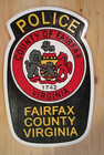 Police Fairfax County Virginia 3d Routed Wood Patch Plaque Sign Custom
