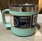 Yeti Rambler 14 Oz Sea Foam Green Mug With Mag Slider Lid Brand New A5