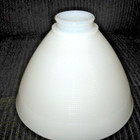 Vtg Torchiere Floor Lamp Shade 2 1 4   Fittter  8  Wide 5 3 4  High  Waffle