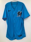 Justus  59 Miami Marlins Nike Game Used Jersey Spring Training Size  44