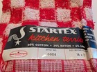 Vtg Startex Kitchen Towel Terry Cloth Terries Red White Check Nos New Old Stock