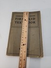 Vintage 1950 American Red Cross First Aid Text Book War Gases Insert Prepper