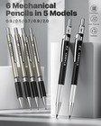 37pcs Art Mechanical Pencil Set 5 Sizes 492 Pcs Leads Artist Sketching