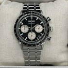 New Seiko Ssb479p1 Essentials Black Panda Chronograph Quartz Men s Watch