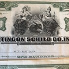 Vtg  2  Stock Certificates Eitingon-schild Mary Zang 1940s 50s Queens County Ny
