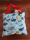 New Handmade Tooth Fairy Pillow - With Pocket - Pirate Shark Design 6 1 2 Square