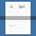 A   z Cursive Tracing Book For Kids   Fun Handwriting Practice   Printable