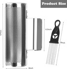 Metal Guiro  12  4  Stainless Steel Dominicana Guira Shaker  Latin Percussion Gu