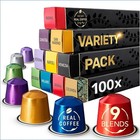Nespresso Pods Mixed Variety Pack 100 Count Espresso   Lungo Compatible