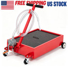 Heavy Duty Low Profile Electric Oil Drain Pan Manual 15 Gallon Red