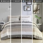  Essentials Comforter Set  Bed In A Bag Comforter   Sheet Set  Full Taupe grey