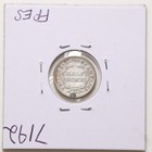 1852 H10c Seated Liberty Half Dime With Au Detail Plugged  7192