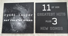 2 Original Cyndi Lauper Promo Album Flats Posters Hat Full Of Stars   12 Deadly