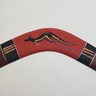 Australian Returning Boomerang Designed hand Painted On Brigalow By Aboriginals