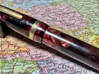 Rare   Vintage Rotring Tintenkuli Red Marble Capillary Pen  Made In Germany 