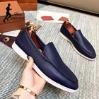 Men s Slip On Casual Office Work Shoes Comfort Soft Leather Autumn Flat Loafers 
