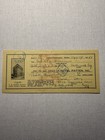 Doris Day Unique Signed Check On A Hotel Patron Check  1949