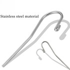 20pcs Dental Lip Hook Clip Stainless  Root Canal Finder Endo Apex Locator