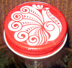 Vintage Berrycup Wines One Quart Size Glass Wine Bottle Yonkers  New York 1952