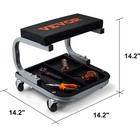 Vevor Mechanics Garage Stool 250 Lbs Mechanic Creeper Seat Under Car Tool Tray