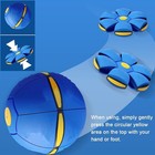 Children Bouncing Ball Magic Meta Ball  Magic Meta Ball Flying Saucer With Light