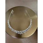Silver Rhinestone Tiara Crown Wedding Prom Pageant Bridal Hair Accessory