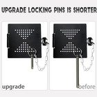 2pack Rv Bumper End Cap  Upgrade Locking Pins Aluminum Camper Bumper End Caps - 