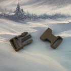 Ranger Green Quick Release Buckle For 1  Webbing   3 Pack   Mil-spec   Us Mfg