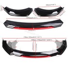 For Nissan Maxima 2001-2023 Front Bumper Lip Chin Spoiler Splitter  side Skirts