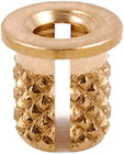 E-z Lok Threaded Insert For Plastic Flanged Brass Thread Inserts 4-40 Pack Of 50