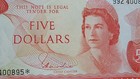 New Zealand 5 Dollars 1977 - 1981  P-165d  Unc  Replacement  