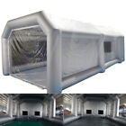 20x20x8ft Inflatable Spray Booth Paint Tent Mobile Portable Workstation Cabin