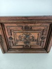 Small Door Panel Antique Carved Wood Dragons Architectural Reclaimed Salvaged