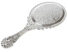  Vintage Handheld Mirror Small Hand Held Mirror With Handle Vanity Silver