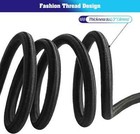 8mm Heavy Duty Black Marine Grade Bungee Cord Tarp Tie Down Strap 12-20-24-30-40