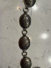Vintage Sanford Concho Belt Silver Tone Southwestern   Western Style 34   