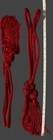 Elegant Curtain Drapery Tassel Tiebacks Decorative Rope Holdbacks  set Of 2  Red