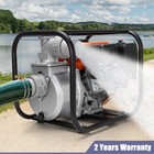 New 4 Stroke 7 5hp Gasoline Water Pump 3  Portable Gas-powered Semi-trash Water