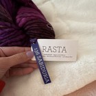 Malabrigo Rasta 136 Sabiduria Super Bulky Merino Wool Yarn Skein Purple Plum