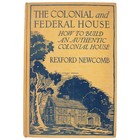 Colonial Federal House Plans Build Newcomb 1st Ed Architecture Preservation Hc