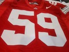 Ohio State Buckeyes Game Worn Nike Football Jersey  59 Big 10 Made In Usa