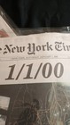 Vintage Y2k Newspaper New York Times January 1  2000 Entire Newspaper 1 1 00