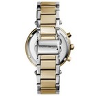 Michael Kors Mk5626 Parker Chronograph White Dial Two-tone Women Watch 39mm