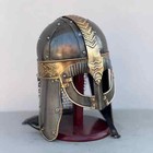 Medieval Gjermundbu Viking Helmet  Handmade Medieval Metal Helmmet For Men