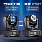 100w Led Moving Head Dj Lights 2-sides Moving Head Wash   Beam Effect Stage Ligh