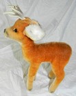 Vintage Steiff Mohair Deer With Felt Antlers - 9  Tall Not Counting Antlers