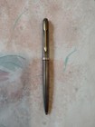 Parker 75 Sterling Silver Dish Top Ball Point Pen Usa Made