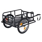 Mooncool Bike Cargo Trailer Bicycle Carrier Storage Cart 176 Lbs Load Capacity