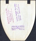 Hotel La Sardane Andorra Vintage Luggage Label
