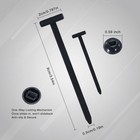 50x Nylon Universal Cable Tie Mounts Heavy Duty Self Locking Zip Strap Buckle